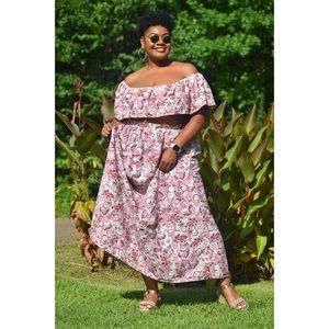 Paisley Maxi Skirt Set